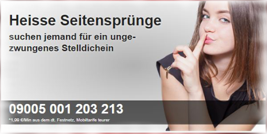 Heisse Seitensprung Telefonsex-Line