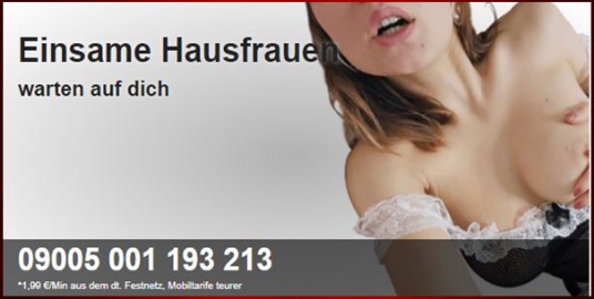 Hausfrauen Telefonsex