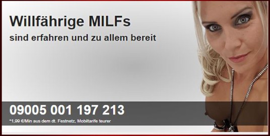 scharfe Telefonsex Milf